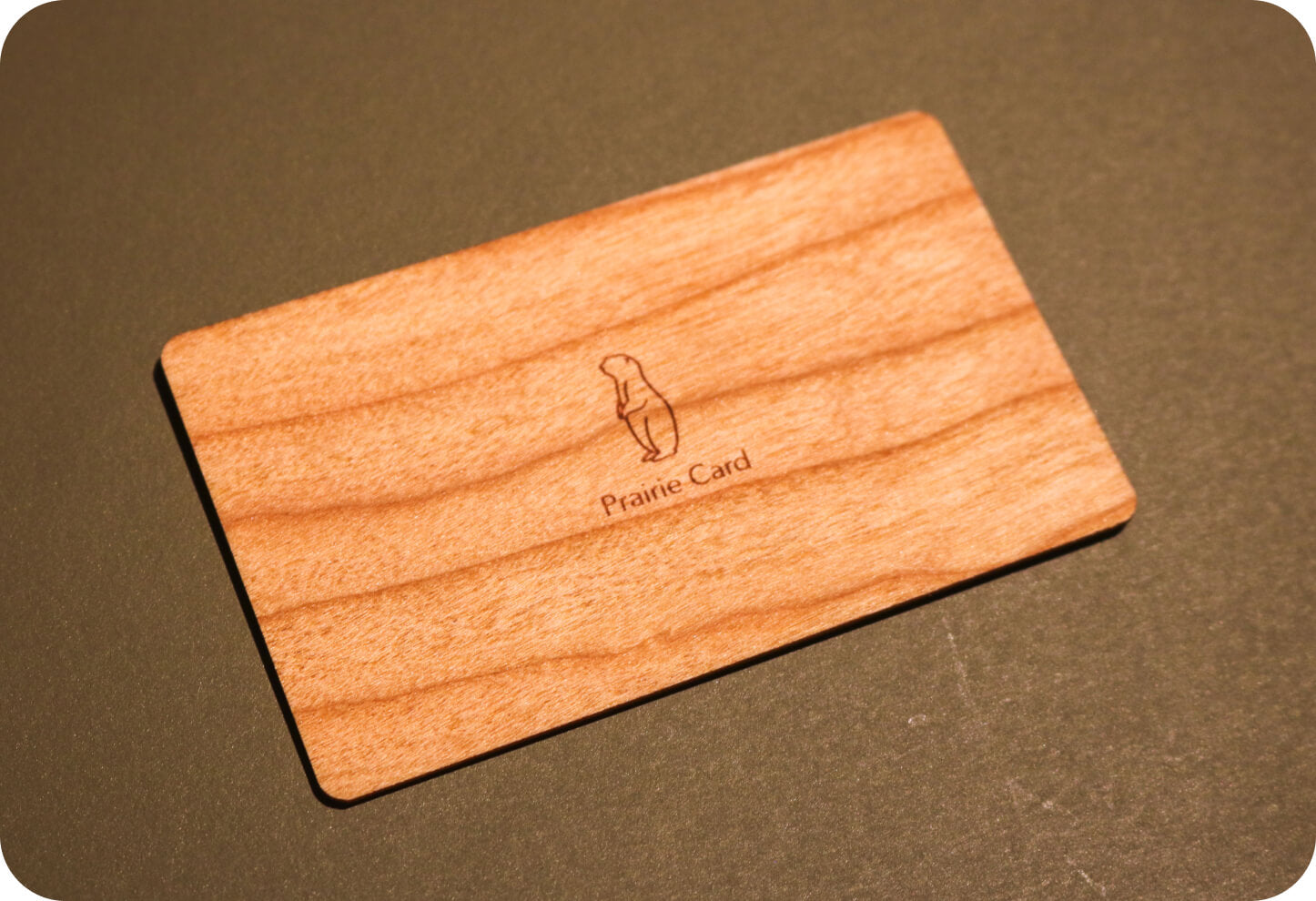 木材素材のデジタル名刺の販売を開始