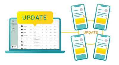 情報を一括で更新
